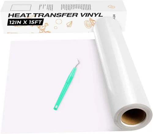 Miniatura 35 de HTVRONT Rollo de vinilo HTV con purpurina verde, 12 x 15 pies, vinilo de transferencia de calor con purpurina verde para camisas, vinilo para Brillo