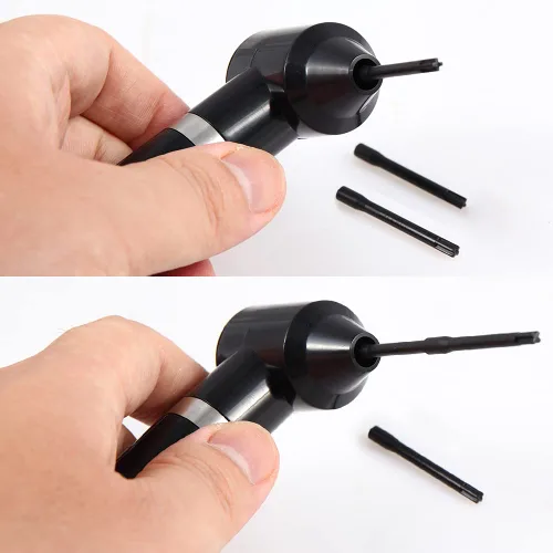 Miniatura 5 de Mezclador de tinta Máquina mezcladora de pigmentos para tatuajes con 100 piezas de varillas mezcladoras de color de cejas maquillaje tatuaje Negro