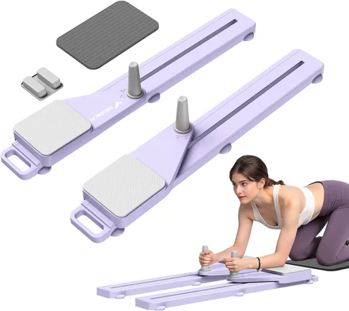 Miniatura 8 de MERACH Pilates Board, Multifunctional Abdominal Plate, Detachable Ab Trainer Machine with Anti-Slip and Quiet Design, Portable Pilates Reformer for