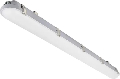kadision Lámpara LED hermética de vapor de 4 pies, 60 W/50 W/40 W de potencia seleccionable 7200 lm 5000 K 100-277 V, 0-10 V, luz LED regulable a
