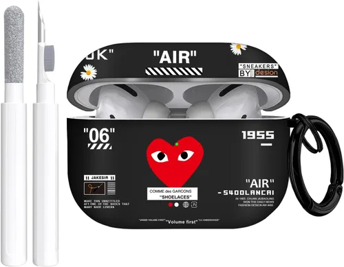 Miniatura 27 de Gedicht Funda para Airpods Pro, lindo diseño de fútbol de TPU suave fundas para Airpods Pro 1ª generación, a prueba de golpes para Airpods Pro 2019