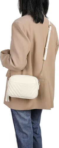 Miniatura 5 de lola mae Bolso bandolera acolchado, bolso de hombro de diseño moderno