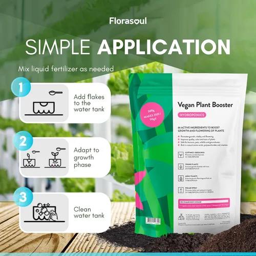 Miniatura 6 de Florasoul® Fertilizante orgánico de algas marinas en polvo, nutrientes hidropónicos inodoros (1.1 libras por 100 galones), solución súper Hydro