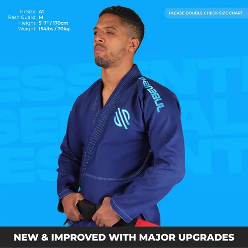 Miniatura 11 de Sanabul Essentials V.2 Ultra Light BJJ Jiu Jitsu Gi (ver guía especial de tallas)