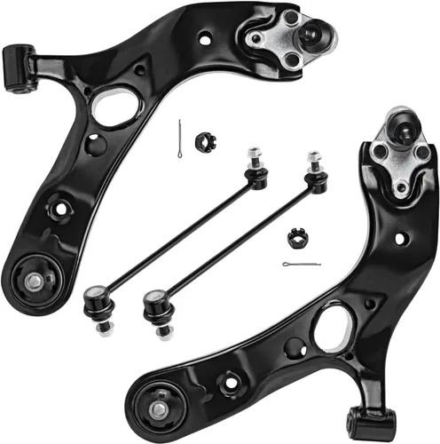 Miniatura 26 de Detroit Axle - Brazos de control superiores traseros para Chrysler 300 Dodge Challenger Charger Magnum, reemplazo del conjunto de brazos de control