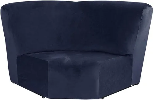 Miniatura 12 de Funda de terciopelo para sofá esquinero, 1 pieza adicional para asiento esquinero, protector para sofá reclinable en forma de L, decoración