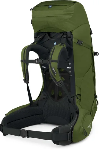 Miniatura 9 de Osprey Aether 65L Mochila de mochilero para hombre, color verde mostaza ajo, S/M, ajuste extendido Ajo Mostaza Verde