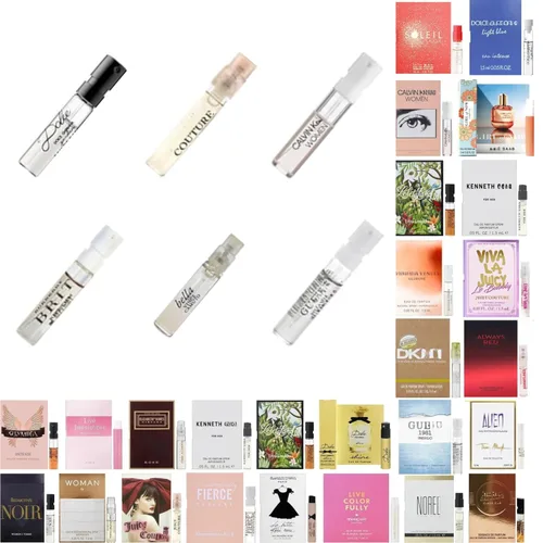 Tradeberry Juego de muestras de perfume de diseñador de gama alta para mujer, paquete de 6 muestras de perfume para mujer