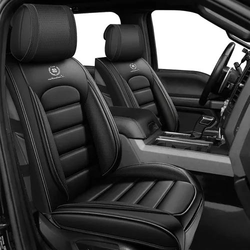 Juego completo de fundas de asiento de automóvil para GMC Sierra 1500/2500/3500 Denali SLT AT4 AT4X Base Fundas de asientos 2008-2025, Protectores