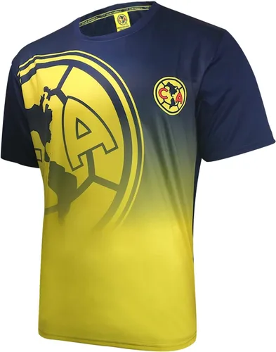 Icon Sports Officially Licensed Club América Game Day Shirt - Unisex Adult Dp1a-azul marino