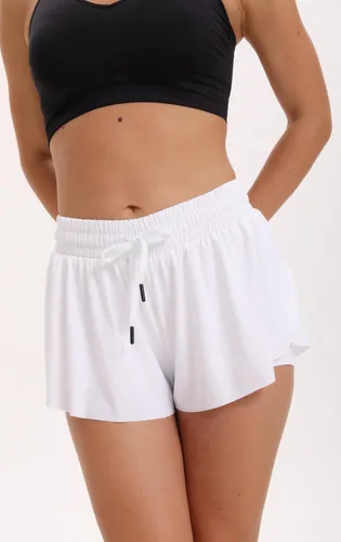 Miniatura 8 de Yknktstc 3 Pack Womens 2 in 1 Flowy Running Shorts with Pockets Gym Yoga Athletic Workout Biker Spandex Lounge Sweat Skirt