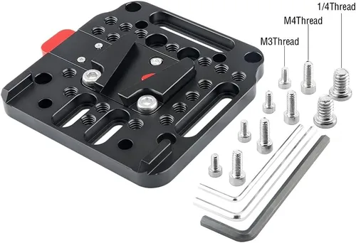 Miniatura 5 de NICEYRIG Kit de montaje de placa de bloqueo V con V-Dock macho V-Lock compatible con DJI Ronin M MX
