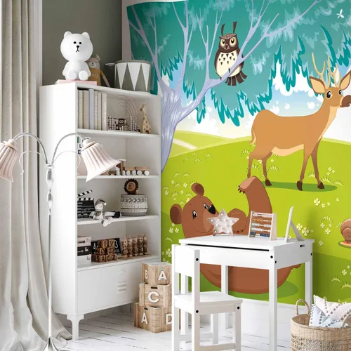 Miniatura 5 de artgeist Mural de pared premium para niños, 79 x 55 pulgadas, papel tapiz no tejido XXL, decoración de pared de vellón, impresión fotográfica