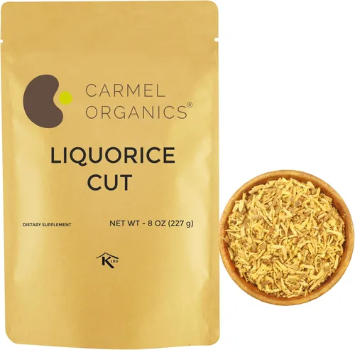 Miniatura 7 de CARMEL ORGANICS Raíz de regaliz (6 onzas (paquete de 1), cortado)