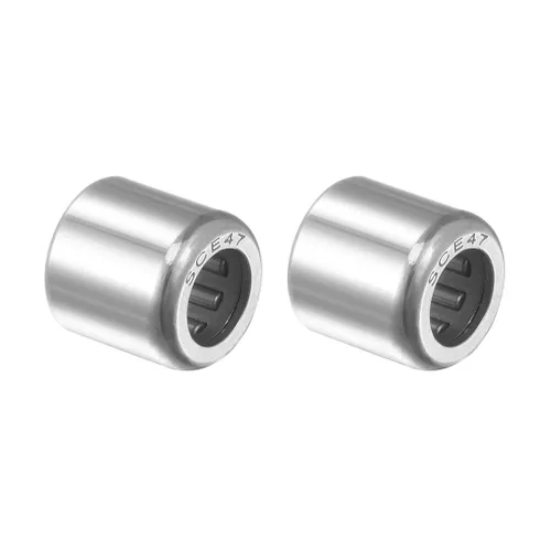 Miniatura 12 de uxcell Rodamientos de agujas SCE65 Diámetro de 3/8 pulgadas Diámetro 9/16 pulgadas OD 5/16 pulgadas de ancho de acero cromado extremo abierto 2pcs