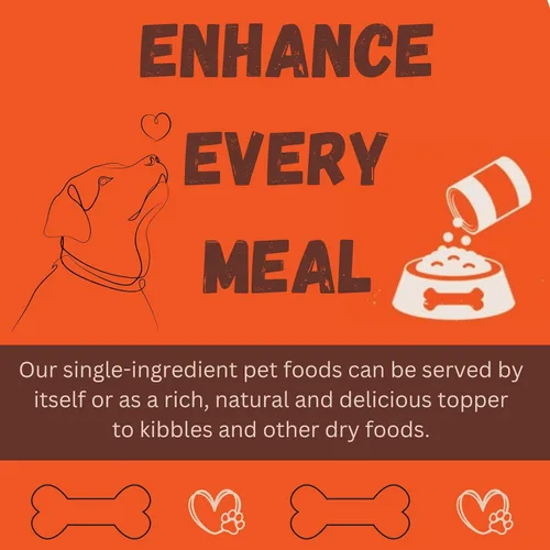Miniatura 6 de Alimento húmedo para perros 100% de carne de res, un solo ingrediente, mezclador y adorno rico en proteínas, pastel de carne en caldo de hueso, lata