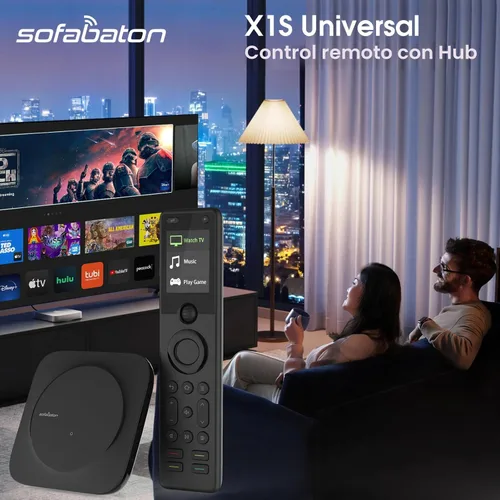 Miniatura 9 de Mando a distancia universal SofaBaton X1S con hub, control remoto universal con actividades de un toque, personaliza la aplicación SofaBaton