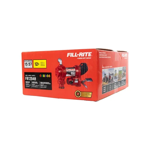 Miniatura 7 de Fill-Rite FR1204H - Bomba de transferencia de combustible de 12 V, 15 GPM (modelo sólo bomba) Gasolina, diésel, queroseno, mezclas de etanol