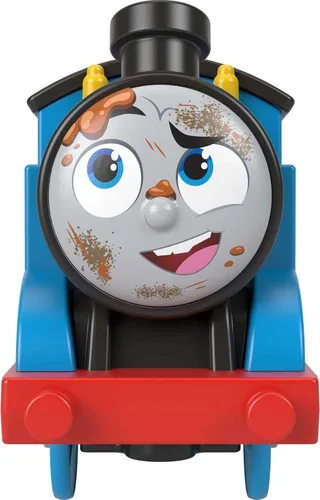 Miniatura 3 de Thomas & Friends Tren de juguete motorizado con cuevas de cristal Thomas motor alimentado por batería con carga para preescolar juego de simulación
