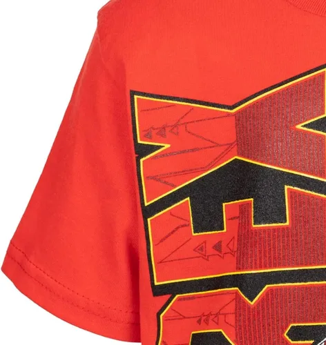 Miniatura 9 de Power Rangers Conjunto de camiseta verde Ranger, Ranger rojo, camiseta azul Ranger y pantalones cortos de malla para niños pequeños a grandes