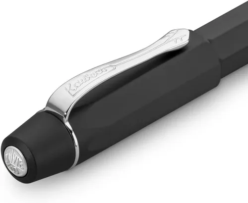 Miniatura 4 de Kaweco ORIGINAL - Pluma estilográfica 250 negro cromado I de aluminio premium para cartuchos de tinta I Exclusive Pluma estilográfica 5.1 in I Nib