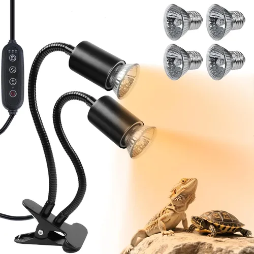 Miniatura 9 de LUCKY HERP UVA UVB Reptile Light Bulbs, Heat Lamp Bulbs for Reptiles and Amphibians, Basking Light Bulb for Turtle, Bearded Dragon, Lizard Heating