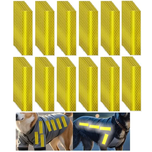 Miniatura 183 de Cinta reflectante blanca de 4 pulgadas, adhesivo de seguridad de advertencia impermeable para exteriores (10 pies)