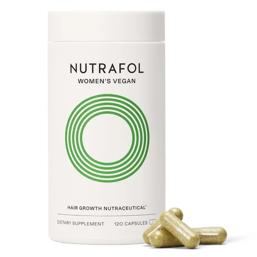 Nutrafol - Suplementos de crecimiento del cabello para mujeres de 18 a 44 años, clínicamente probados para cabello visiblemente más grueso y fuerte,