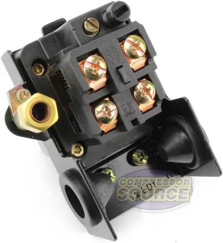 Miniatura 3 de COMPRESOR DE AIRE DE CONTROL DEL INTERRUPTOR DE PRESIÓN 140 - 175 4 PUERTOS RESISTENTE 26 AMP