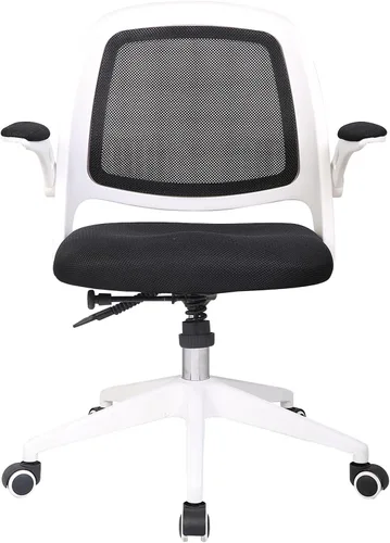 Miniatura 7 de Office Desk Computer Gaming Ergonomic Chair with Lumbar Back Support Adjustable Height Swivel Wheels Flip-up Arms Mesh Chair for Home Office