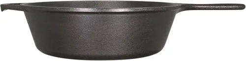 Miniatura 2 de Lodge L8DSK3 presasonada sartén profunda 0.25 pulgadas, Negro, Negro