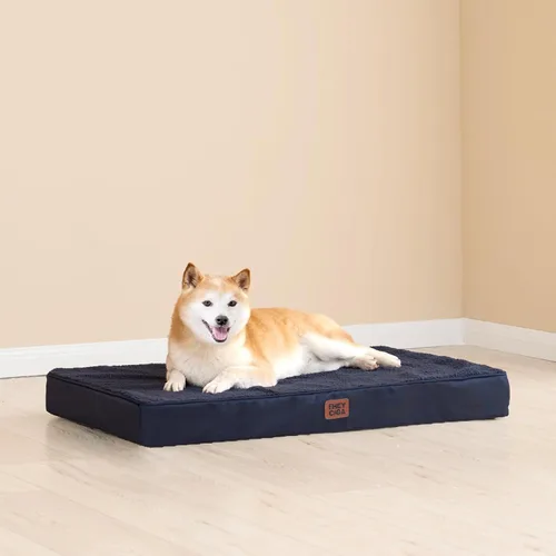 Miniatura 8 de EHEYCIGA Camas ortopédicas XL para perros extragrandes con funda extraíble lavable, color azul marino, 44 x 32 pulgadas