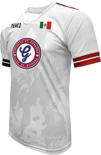 Miniatura 2 de Jersey México Generales de Durango 100% Poliéster BlancoGris_Hecho en México