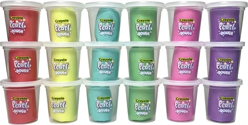 Crayola Paquete de 18 masas de perlas, 18 unidades x 3 onzas, recuerdos de fiesta, juguetes para ansiedad, colores brillantes para juego creativo,