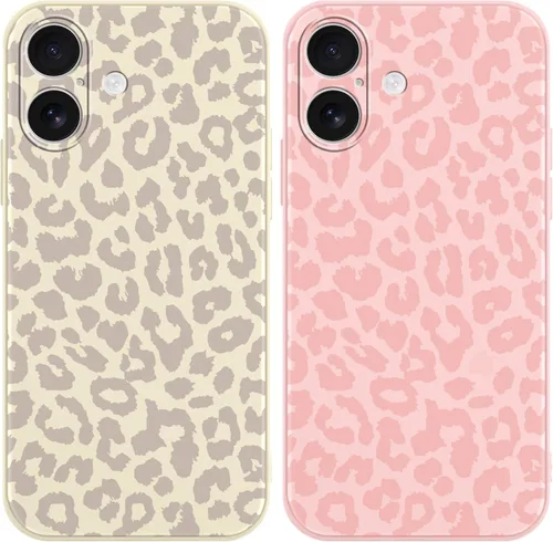Miniatura 80 de Paquete de 2 Fundas de Teléfono Bonitas con Estampado de Guepardo para Apple iPhone 13 Pro Max de 6.7 Pulgadas, Fundas de Diseño