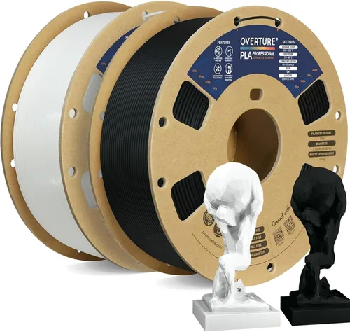 Miniatura 26 de Overture PLA Plus (PLA+) Filamento de 1/16 pulgadas, dureza mejorada con rollo PLA, con superficie de construcción 3D de 7.87 × 7.87 pulgadas, PLA
