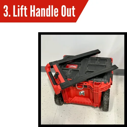 Miniatura 3 de Pasadores de liberación de mango compatibles con Milwaukee Packout (2 juegos) Pasadores de liberación rápida de mango para Milwaukee Packout Kit