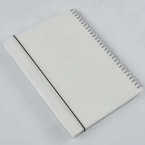 Miniatura 6 de Paquete de 2 diarios de puntos en espiral B5 con papel grueso de 4.23 oz/m², cuaderno espiral de cuadrícula de puntos con tapa dura de plástico