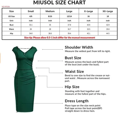 Miniatura 6 de Miusol - Vestido de estilo vintage delgado sin mangas entallado para mujer