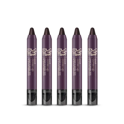 Miniatura 17 de Style Edit Barra de Retoque de Raíz para Cobertura de Cabello Gris y Marrón Oscuro, Color Temporal de Cabello, Bolígrafo de Esponja de Sombreado