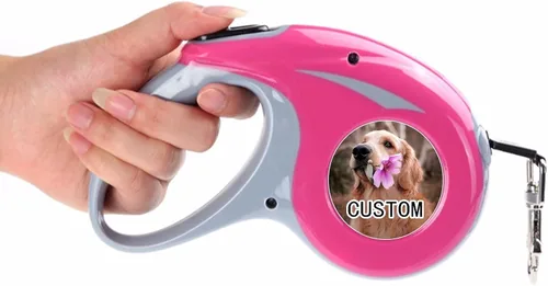 Miniatura 7 de Correa retráctil personalizada para perros con foto y texto, correa retráctil personalizada para perros pequeños y grandes