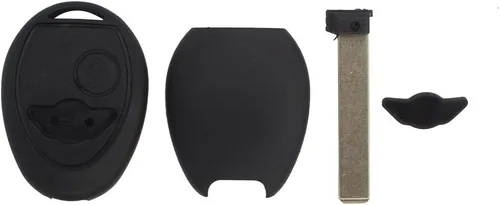Miniatura 4 de 2 unids clave FOB Shell remoto caso reemplazo para 2002-2005 Mini Cooper R50 R53 sin chip