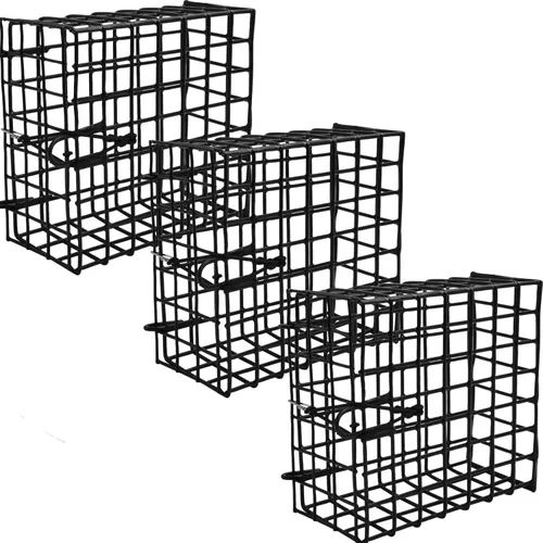Miniatura 8 de Jaulas de Señuelo para Cangrejos con Recubrimiento de Vinilo para Trampa de Cangrejos de Alta Resistencia, Caja de Jaula 6"x6"x3