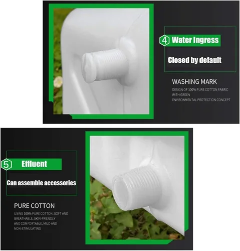 Miniatura 7 de Contenedor de agua 25L/45L/80L/110L/160L/200L Espesamiento de plástico blanco de grado alimenticio Tanque de almacenamiento rectangular Cubo de agua