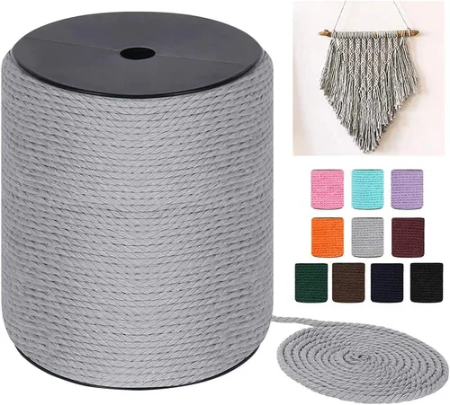 Miniatura 10 de Cordón de macramé, 0.118 pulgadas x 328 yardas