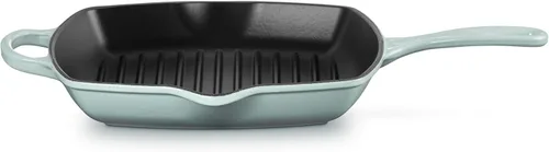 Miniatura 2 de Le Creuset Sartén cuadrada Signature de hierro fundido esmaltado, 10.25 pulgadas, sal marina