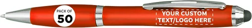 Miniatura 11 de DISCOUNT PROMOS - Juego de 10 lápices ópticos personalizados, de plástico con tinta negra, ideal para oficina, negocios, ferias comerciales