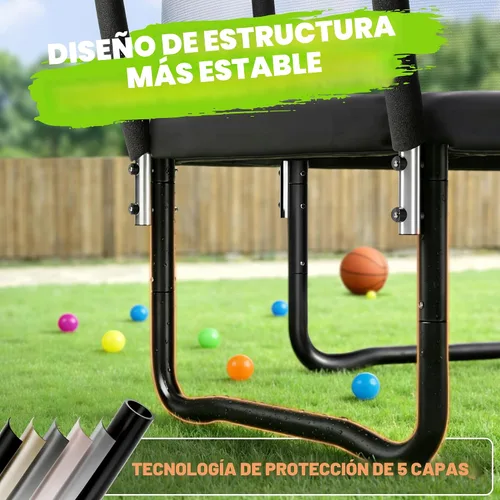 Miniatura 6 de JELENS Trampolín de 8 pies, 10 pies, 12 pies, 14 pies, 15 pies, 16 pies, trampolines recreativos con red de cierre, trampolines antioxidantes