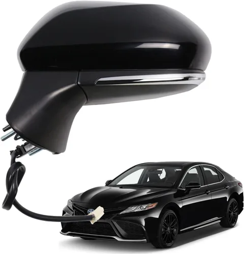 Miniatura 12 de Espejo lateral para Toyota Camry 2018 2019 2020 2021 2022 2023 2024 Power+lámpara+calor+monitor de punto ciego, 7 pines, lado derecho del pasajero