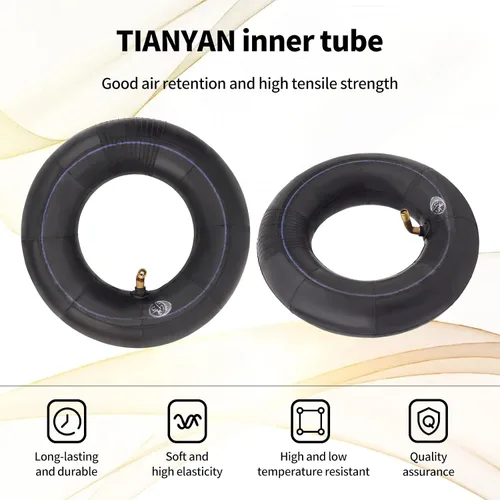 Miniatura 4 de TIANYAN Tubo interior de neumático 2.80-4 2.50-4 apto para camiones de mano, carrito utilitario, cortacésped, carretillas, carros, scooters Razor